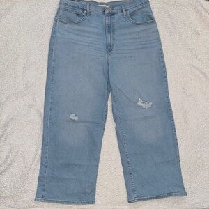 Women’s Levi's High Rise Wide Leg Light Wash Jeans